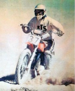 Mike Jackson AJS Stormer Barstow to Vegas Desert Race AJS Motorcycles