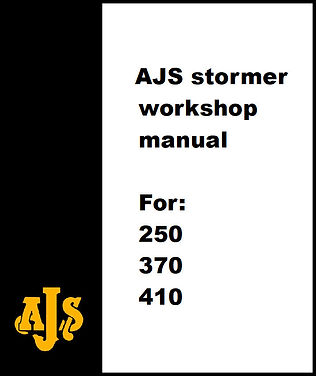 AJS Stormer workshop manual cover