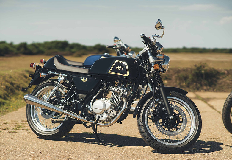 AJS Cadwell 125cc retro motorcycle cafe racer style bike