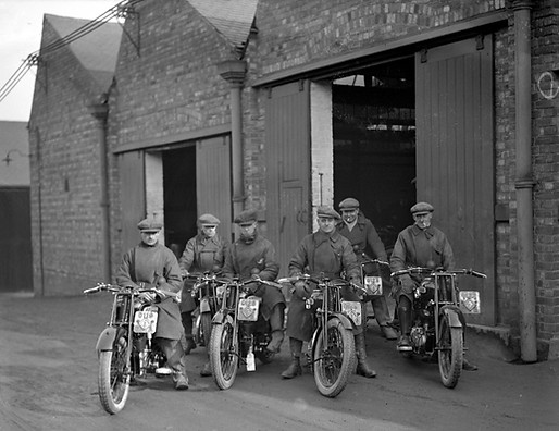 AJS Works Wolverhampton Circa 1909